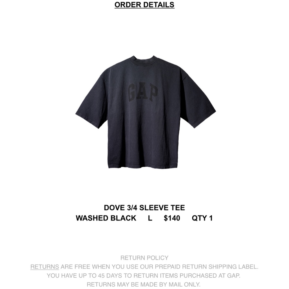 Yzy Gap engineered by Balenciaga